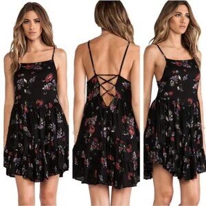 Free People Flowery Boho Dress